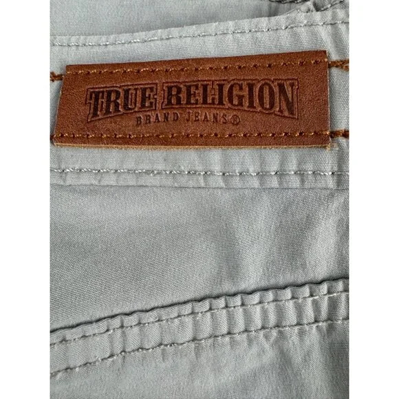 True Religion Womens 29 Brianna Pants Rare Vtg 2003 NWT Gray 90s Y2K Made-USA - Picture 4 of 16